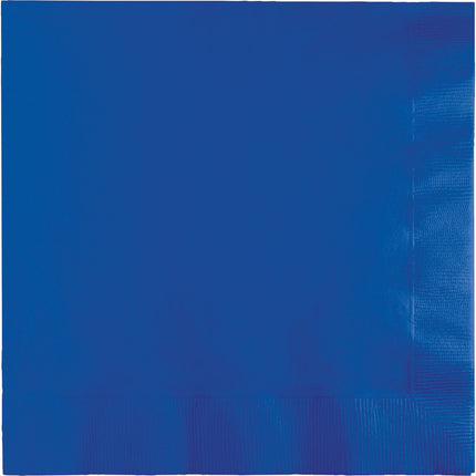 Blauwe Servetten 33cm 20st van Creative Converting koop je bij Partywinkel