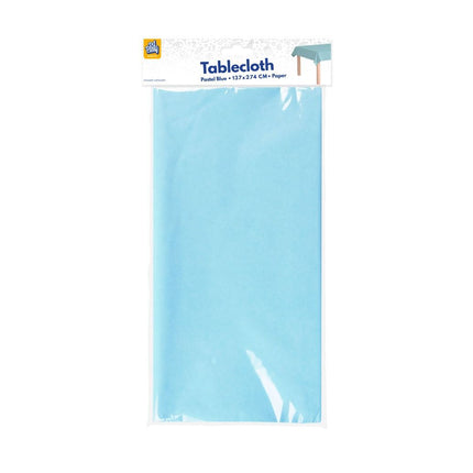 Blauwe Tafelkleed Pastel 2,74m van Paper Dreams koop je bij Partywinkel
