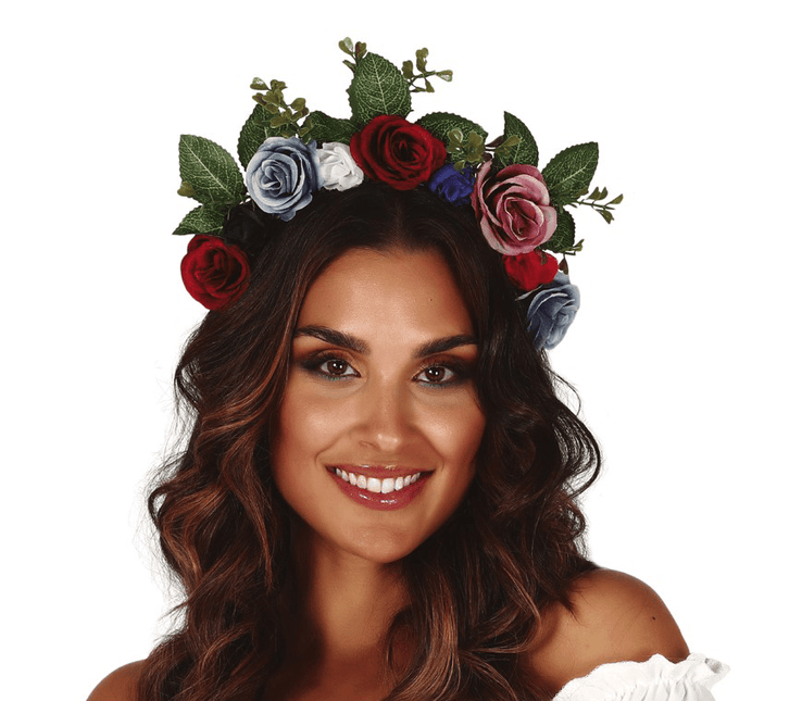 Bloemen Haarband Blaadjes van Fiestas Guirca koop je bij Partywinkel