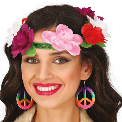 Bloemen Krans 20cm van Fiestas Guirca koop je bij Partywinkel