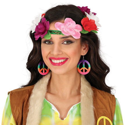 Bloemen Krans 20cm van Fiestas Guirca koop je bij Partywinkel