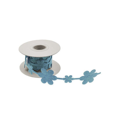 Bloemen Lint Turquoise 2m van CHAKS koop je bij Partywinkel