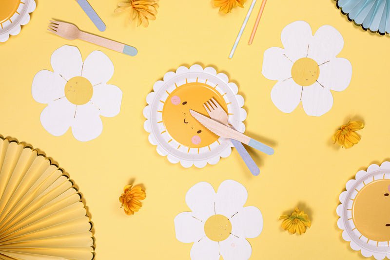 Bloemen Servetten 16,5cm 12st van Partydeco koop je bij Partywinkel