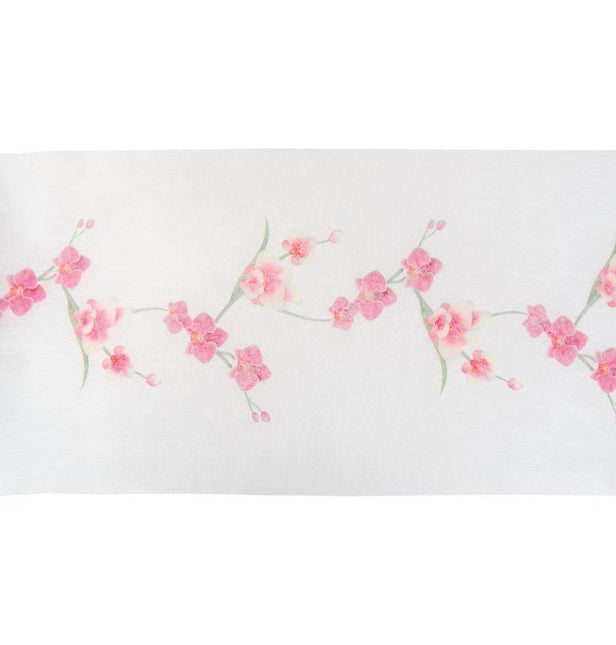 Bloemen Tafelloper Orchids 5m van CHAKS koop je bij Partywinkel