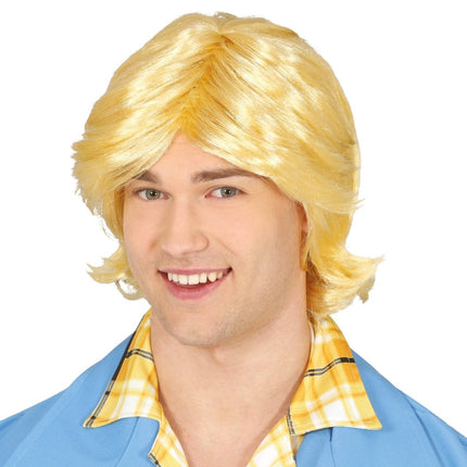 Blonde Pruik Heren van Fiestas Guirca koop je bij Partywinkel