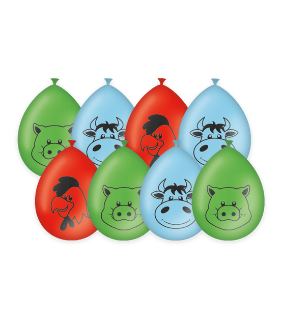 Boerderij Ballonnen 30cm 8st van Paper Dreams koop je bij Partywinkel