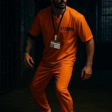 Boevenpak Oranje 5 delig van PartyXclusive koop je bij Partywinkel