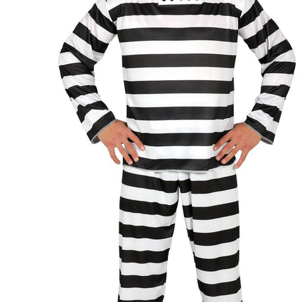 Boevenpak Zwart Wit Heren van Fiestas Guirca koop je bij Partywinkel