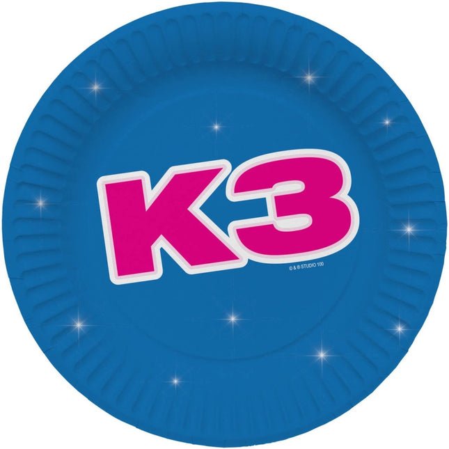 Borden K3 23cm 8st van Folat koop je bij Partywinkel