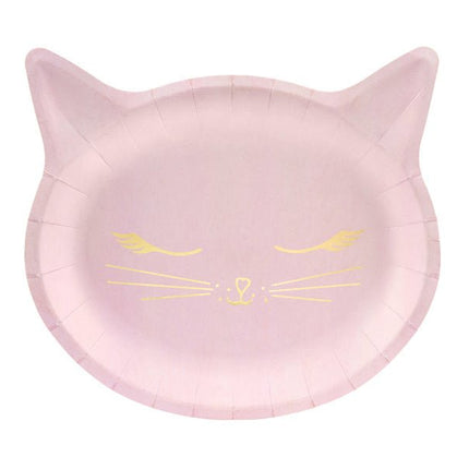 Borden Kat 22cm 6st van Partydeco koop je bij Partywinkel