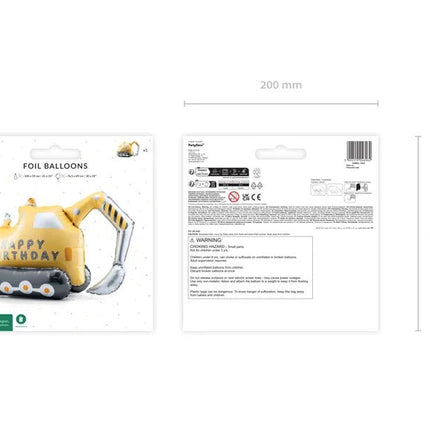 Bouw Ballon 76cm van Partydeco koop je bij Partywinkel