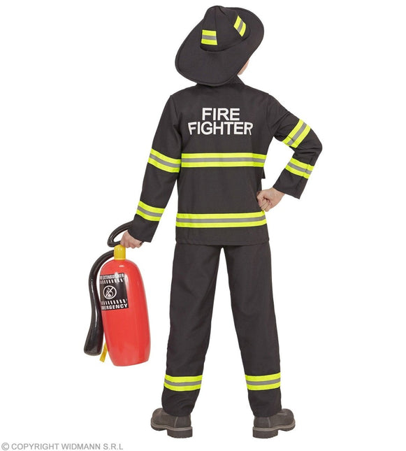 Brandweer Pak Zwart Geel Kind van Widmann koop je bij Partywinkel