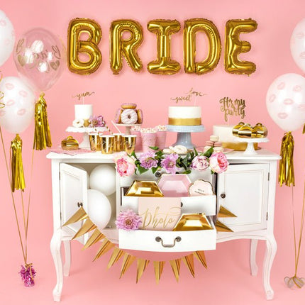 Bride To Be Ballonnen Roze 30cm 6st van Partydeco koop je bij Partywinkel