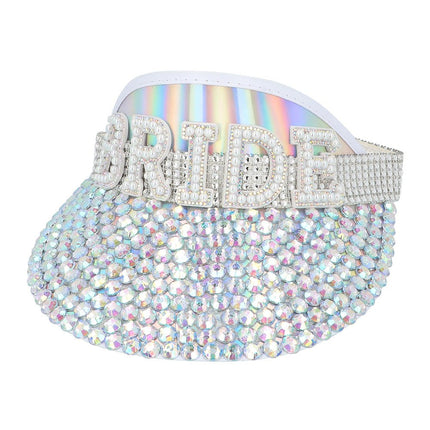 Bride Zonneklep Glitters van Boland koop je bij Partywinkel