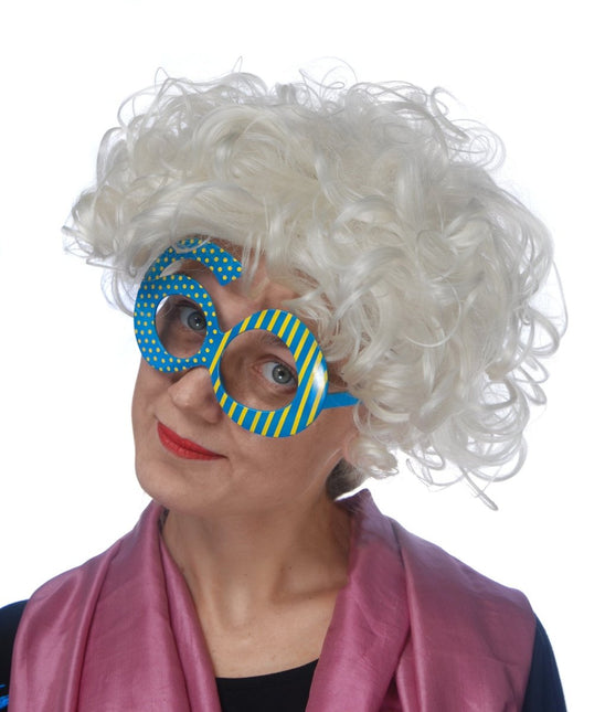 Bril 60 Jaar Blauw van Partydeco koop je bij Partywinkel