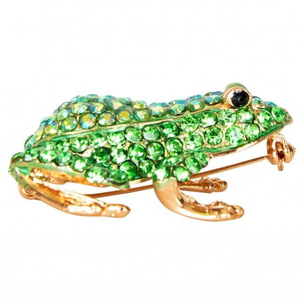 Broche Kikker 5X4.5Cm van PartyXplosion koop je bij Partywinkel