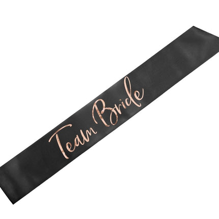 Bruidssjerp, zwart, 75 cm van Partydeco koop je bij Partywinkel