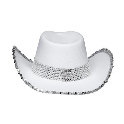 Bruiloft Cowboyhoed Bride Glitters van Boland koop je bij Partywinkel