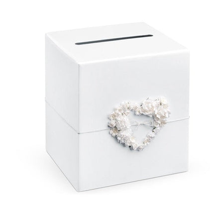Bruiloft Enveloppendoos Hartje 24cm van Partydeco koop je bij Partywinkel