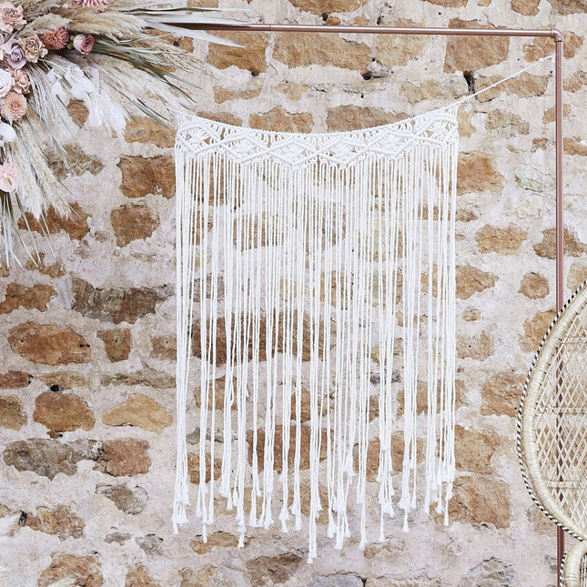 Bruiloft Hangdecoratie Macrame 1,1m van Ginger Ray koop je bij Partywinkel