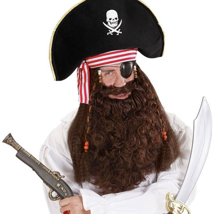 Bruine Nep Baard Lang van Widmann koop je bij Partywinkel