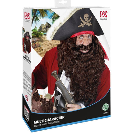 Bruine Nep Baard Lang van Widmann koop je bij Partywinkel