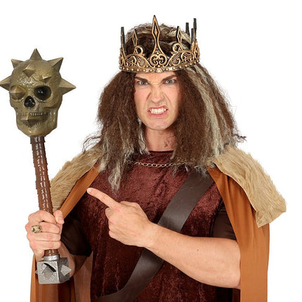 Bruine Nep Knuppel Spikes 60cm van Fiestas Guirca koop je bij Partywinkel