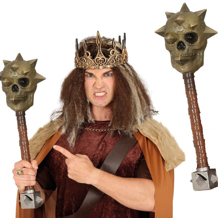 Bruine Nep Knuppel Spikes 60cm van Fiestas Guirca koop je bij Partywinkel