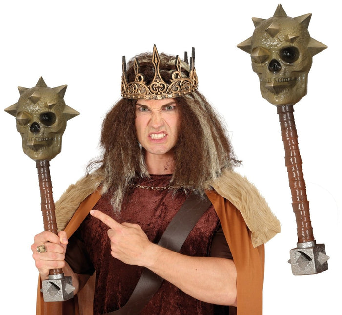 Bruine Nep Knuppel Spikes 60cm van Fiestas Guirca koop je bij Partywinkel