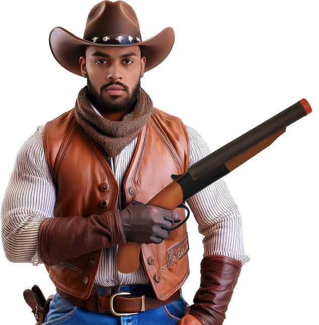 Bruine Nep Pistool 50cm van Fiestas Guirca koop je bij Partywinkel