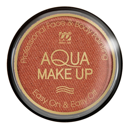 Bruine Schmink Metallic 15gr van Widmann koop je bij Partywinkel