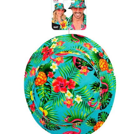 Bucket Hat Zomer Party Blauw van Widmann koop je bij Partywinkel