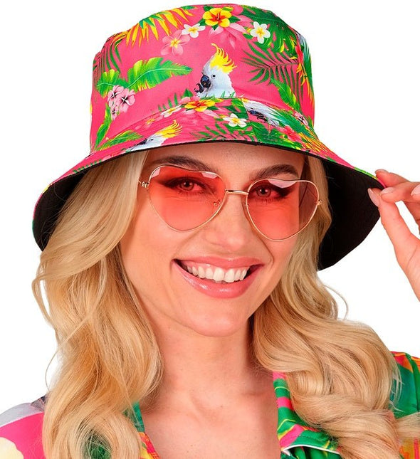 Bucket Hat Zomer Party Roze van Widmann koop je bij Partywinkel