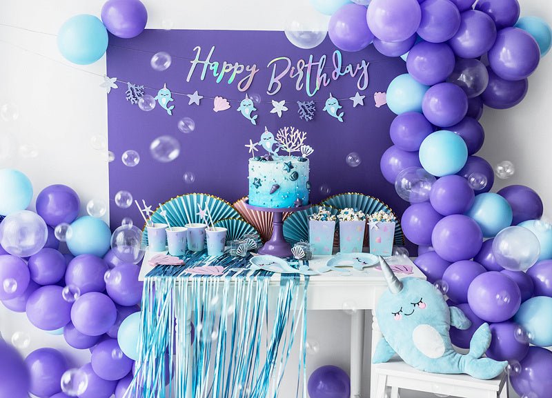 Caketopper Zeedieren 15,5cm 4st van Partydeco koop je bij Partywinkel