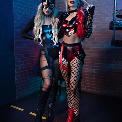 Catwoman Kostuum Dames Bodysuit Leg Avenue van Leg Avenue koop je bij Partywinkel