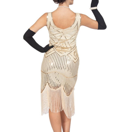 Charleston Jurk Wit Dames 20'S van Wilbers & Wilbers koop je bij Partywinkel