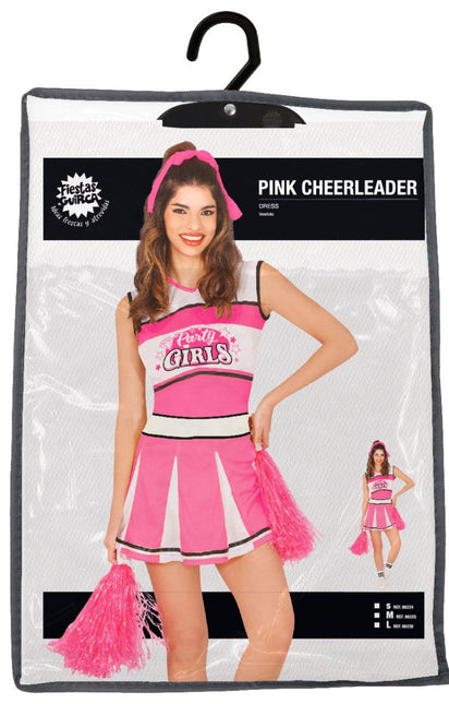 Cheerleader Jurk Roze Dames van Fiestas Guirca koop je bij Partywinkel