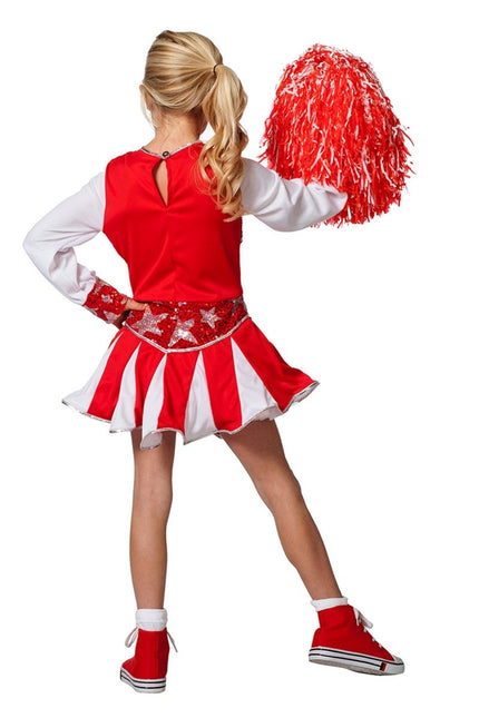 Cheerleader Pakje Rood Kind van Wilbers & Wilbers koop je bij Partywinkel