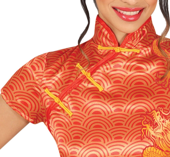 Chinees Kostuum Rood Dames van Fiestas Guirca koop je bij Partywinkel