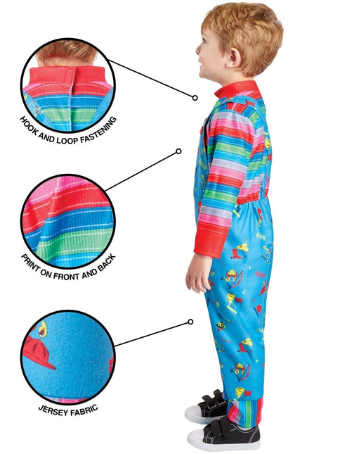 Chucky Kostuum Blauw van Rubies koop je bij Partywinkel