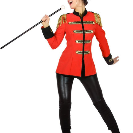 Circus Jas Rood Dames van Wilbers & Wilbers koop je bij Partywinkel