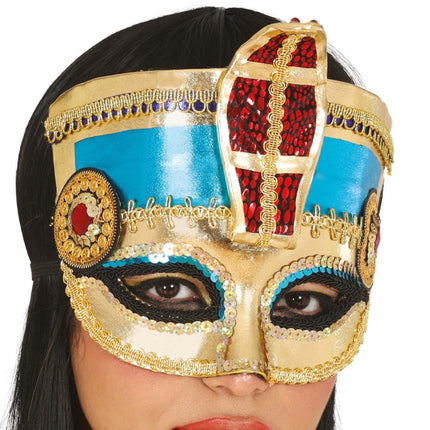 Cleopatra Oogmasker Goud van Fiestas Guirca koop je bij Partywinkel