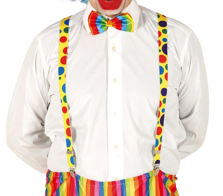 Clown Bretels Stippen 92cm van Fiestas Guirca koop je bij Partywinkel