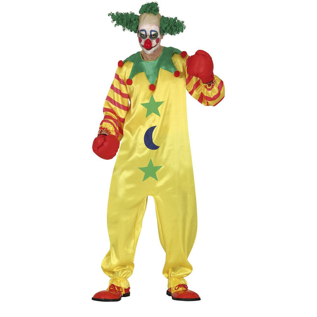 Clown Halloween Kostuum Heren Geel L van Fiestas Guirca koop je bij Partywinkel