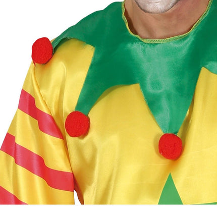 Clown Halloween Kostuum Heren Geel L van Fiestas Guirca koop je bij Partywinkel