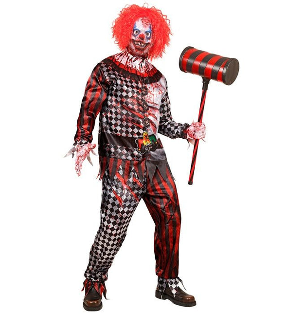 Clown Kostuum Rood Heren 4 delig van Widmann koop je bij Partywinkel