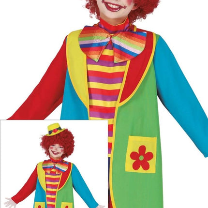 Clownspak Gekleurd Kind van Fiestas Guirca koop je bij Partywinkel
