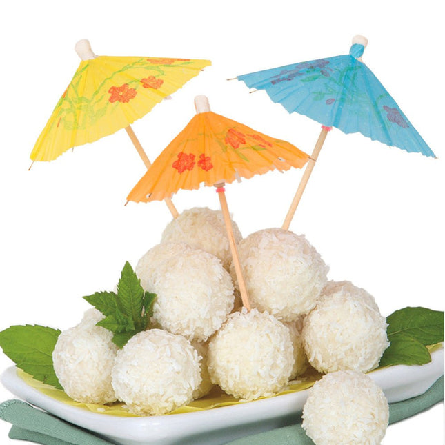 Cocktailprikkers Parasol 10,2cm 10st van Unique koop je bij Partywinkel