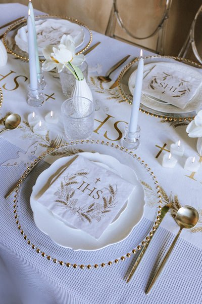 Communie Tafelloper 5m van Partydeco koop je bij Partywinkel