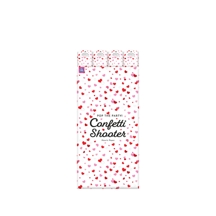 Confetti kanon 60 cm - Papieren hartjes van Paper Dreams koop je bij Partywinkel